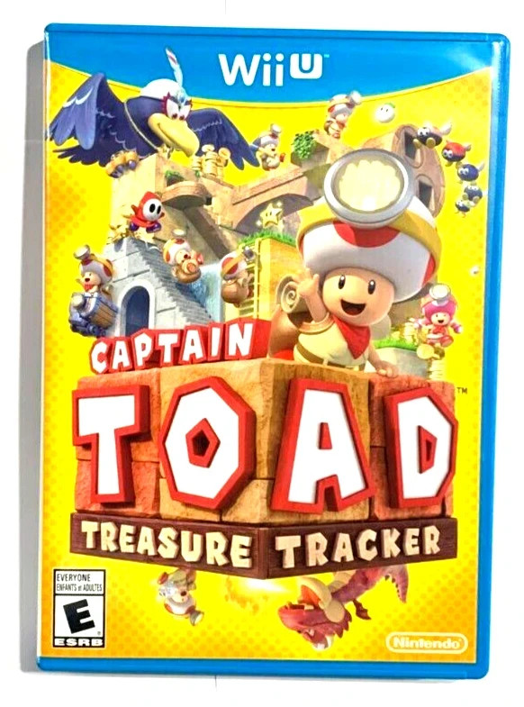 Captain Toad: Treasure Tracker (Nintendo Wii U AUTHENTIC REPLACEMENT CASE ONLY