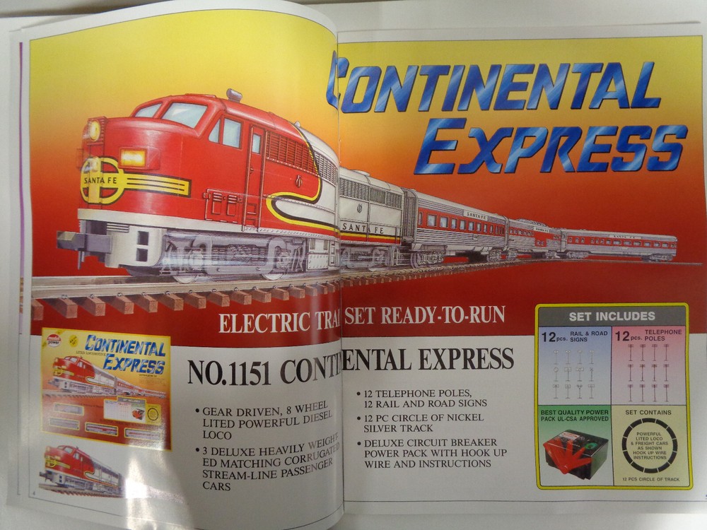 RARE MODEL POWER 1990 CATALOG FOR N TRAIN SETS