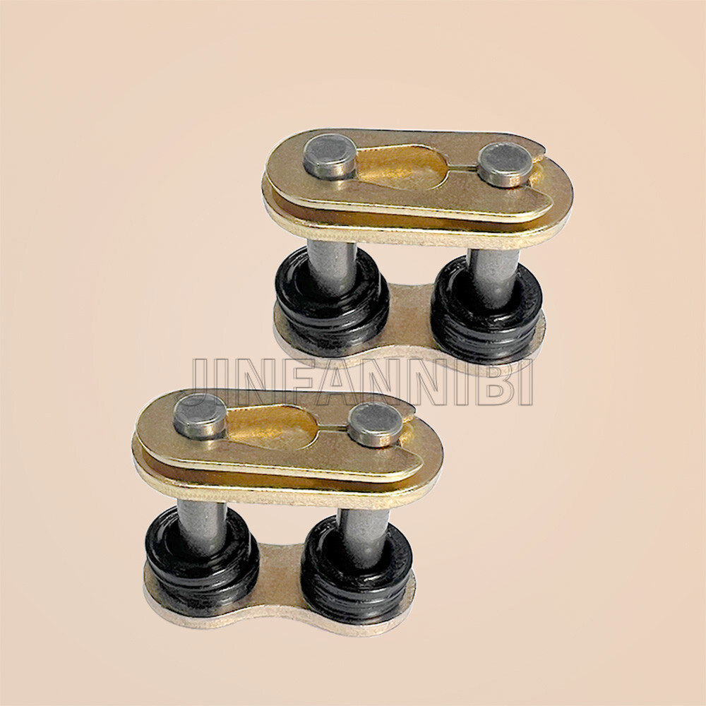 Gold 420 X-Ring Chain 134 Links With Connecting Master Link for Motorcycle