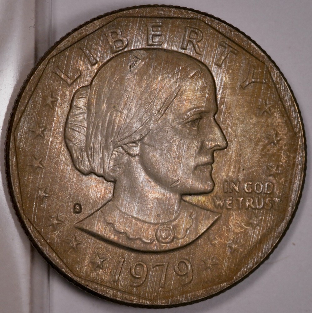 $1 1979 S SBA uncirculated, toned (E9)