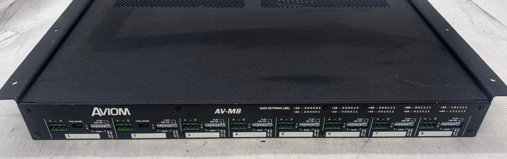 Aviom AV-M8 Eight-Channel Mic Input Module