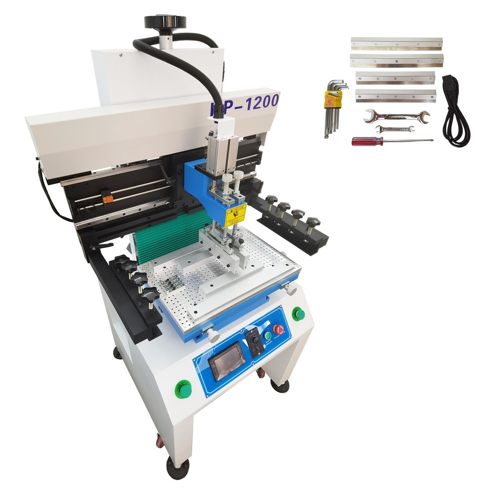 110V Touch Screen High Accuracy Semi-Automatic Solder Paste Printing Machine