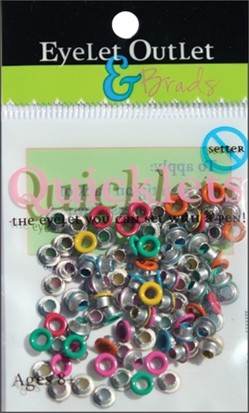Eyelet Outlet QRND-950 Quicklets Round 84/Pkg-Summer 2