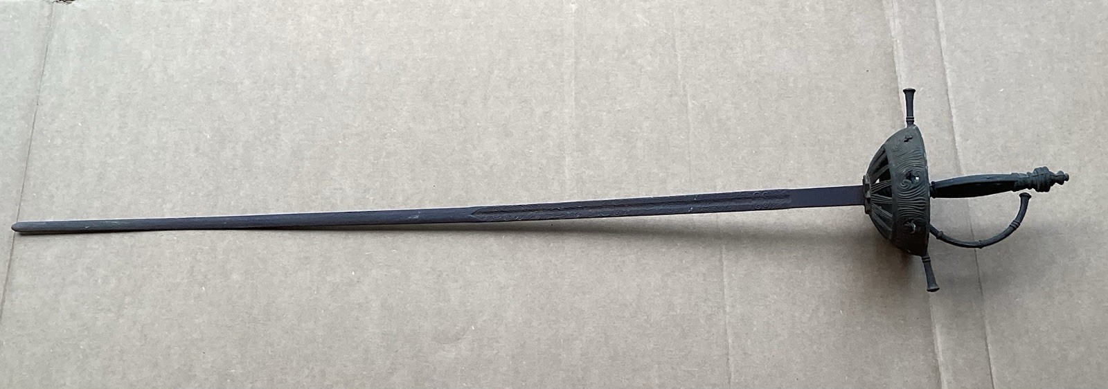 Vintage Cup Hilt Rapier Sword