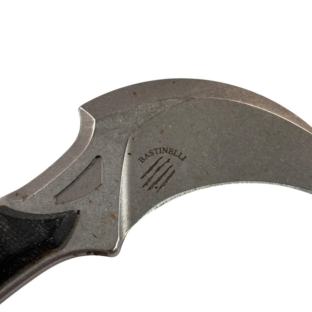 Microtech Bastinelli Iconic Karambit M390 Steel Fixed Blade Knife