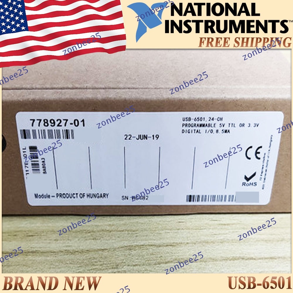 NI USB-6501 Digital I/O Device Data Acquisition Module