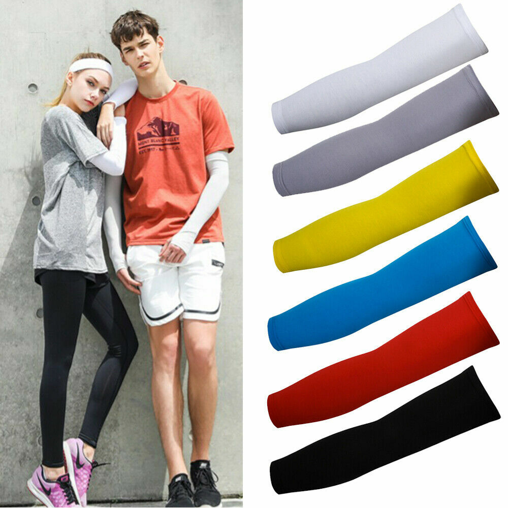 Cooling Sleeves UV Protection Arm Sleeves Arm Cover Sleeve for Men Women US