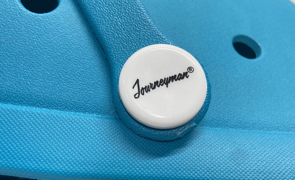 Journeyman Travel Tote Bag Teal Solid Rubber