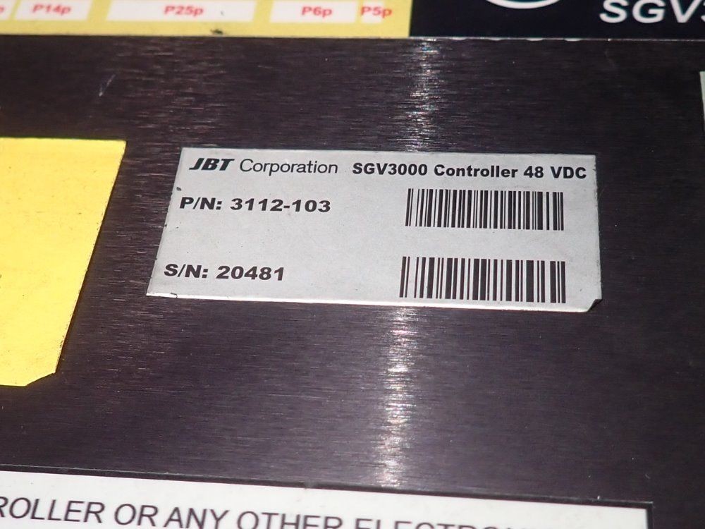 JBT CORPORATION SGV3000 CONTROLLER MODULE 04200480910