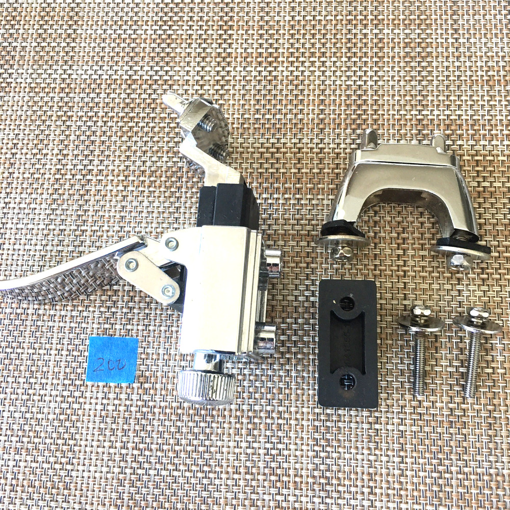 LUDWIG ELEMENT EVOLUTION SNARE DRUM STRAINER / THROW OFF + BUTT PLATE EXCELLENT