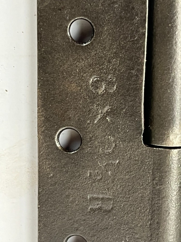 Set 2 Black Door window Shutter Hinges Right Left 2.5 x 3"