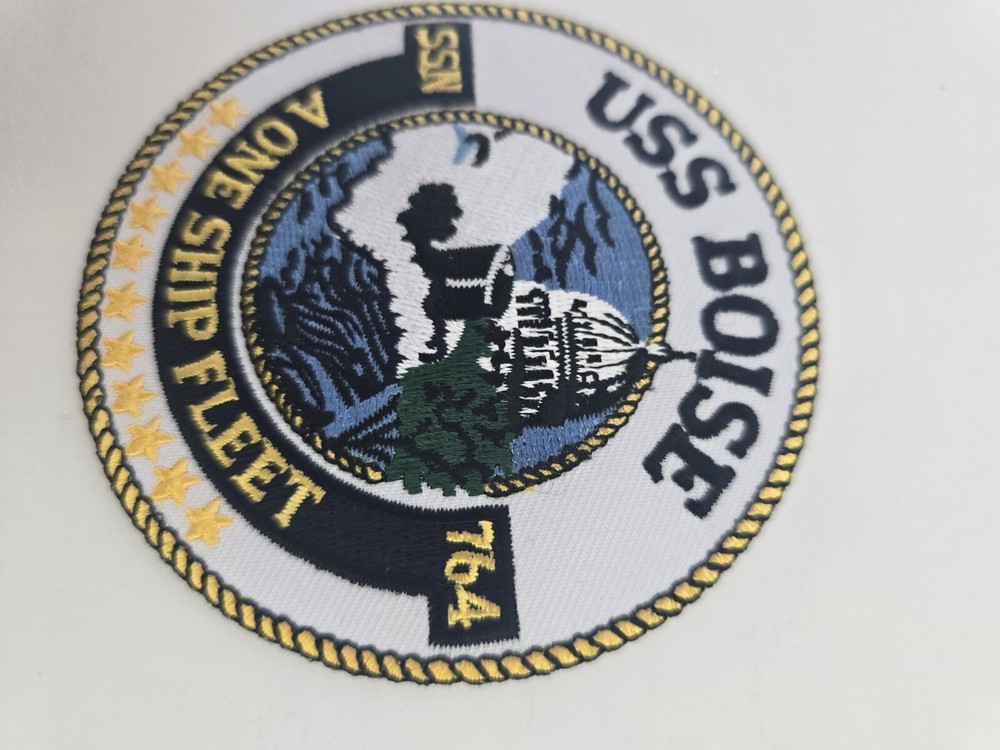 USS BOISE Patch SSN 764 COMMAND PATCH 3.5 inch Sew On