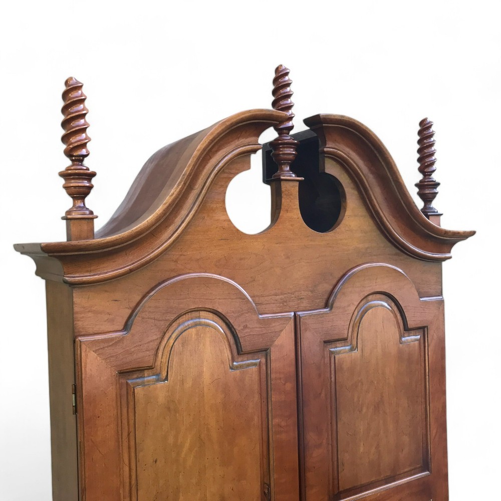 Wright Table Co. Cherry 2 part Secretary Desk