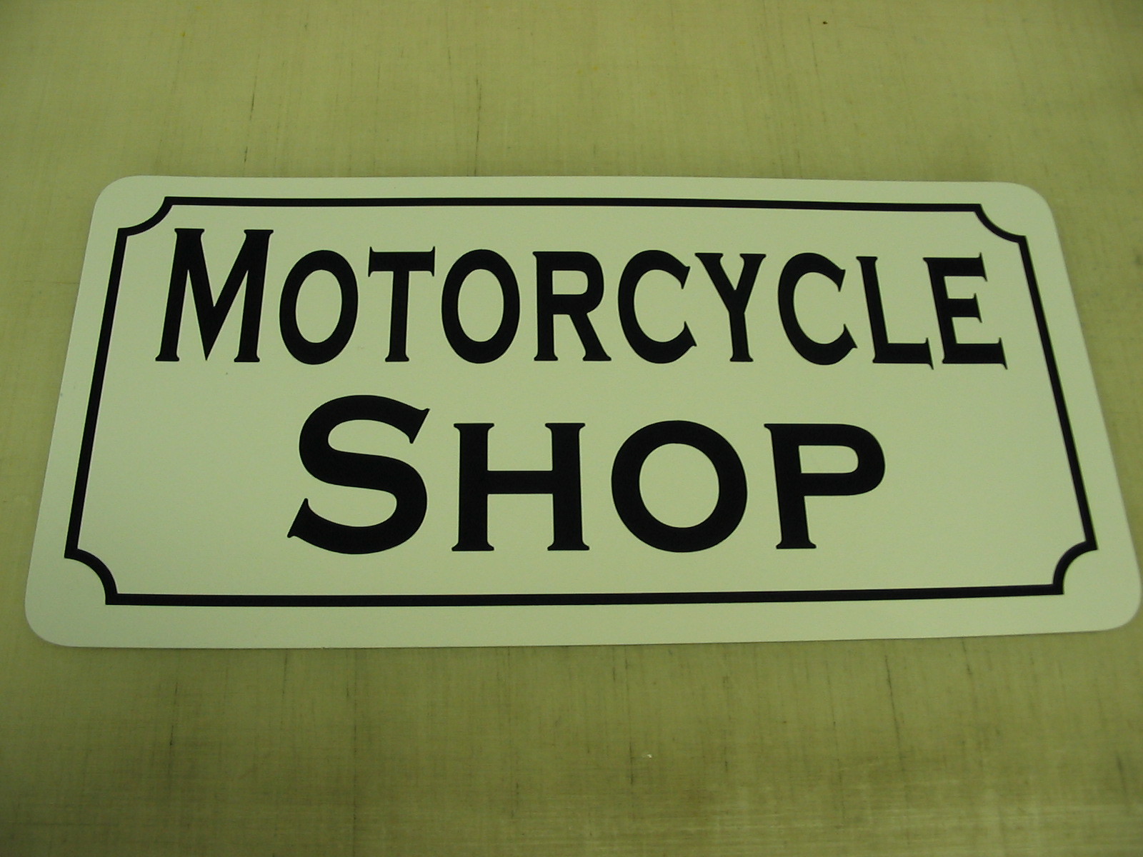 MOTORCYCLE SHOP Metal SIGN for Garage Cycle Riding Club Shop Race Track Man Cave