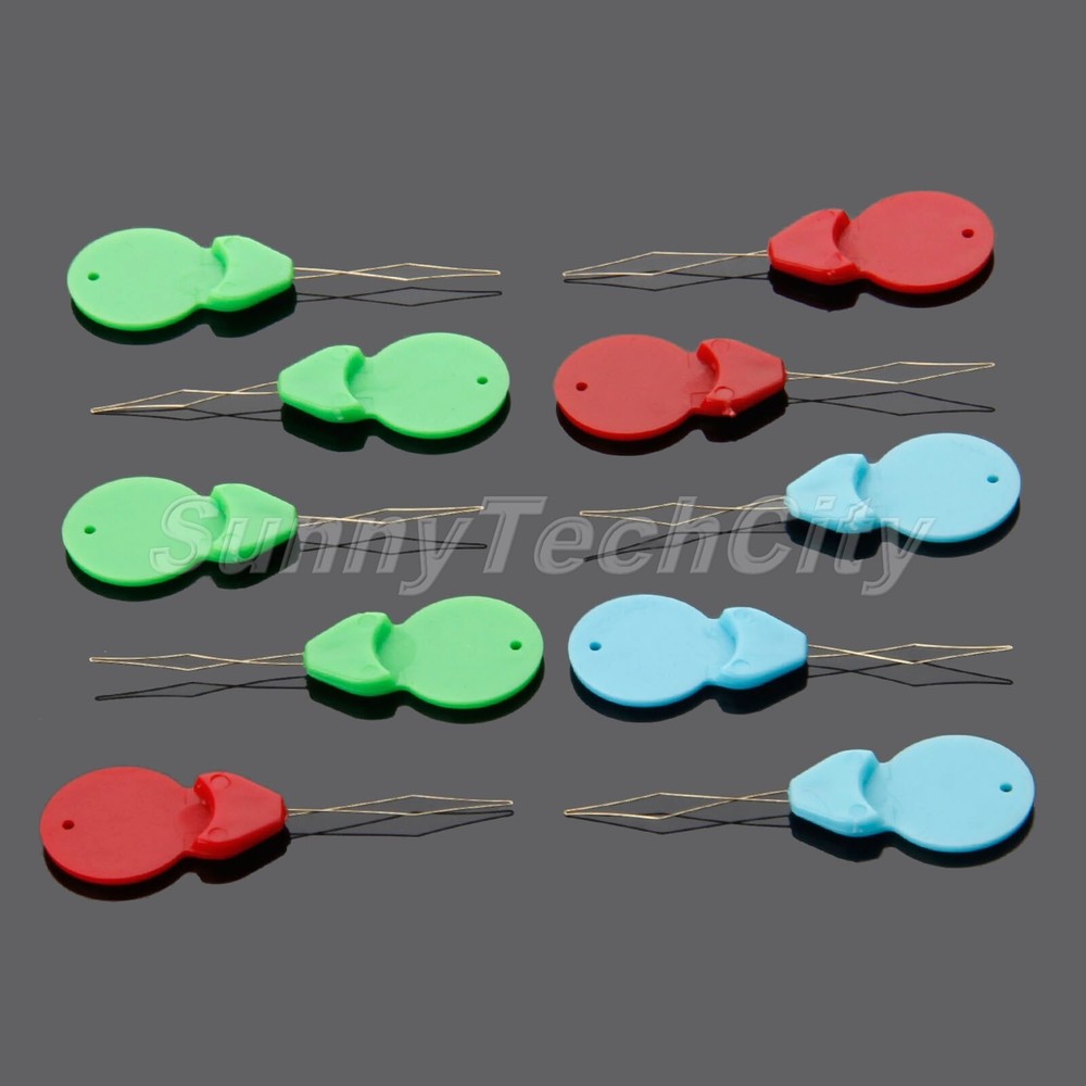 5cm Plastic Needle Threader Help Thread Needle Eye Sewing Tools Portable 10X