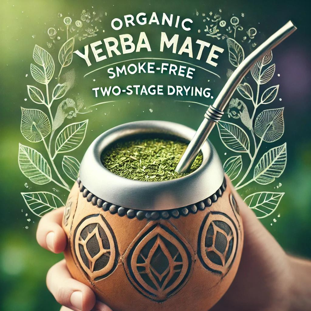 Organic Unsmoked Yerba Mate Tea Bags - 100 Count (Plant-Based Pyramid Tea Bags)