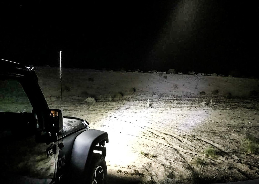 White/Amber Multi Function LED Pod - (PAIR) - SHIPS FROM USA!!