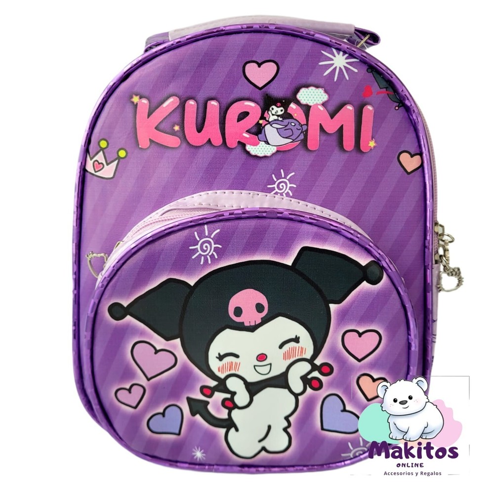 Fits school backpack, Hello , Kuromi