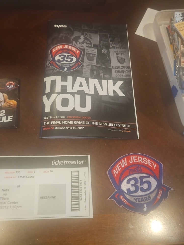 new jersey nets program guide last game in nj patch ticket pocket schedule 2012