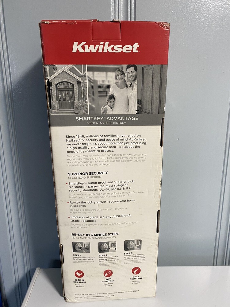 Kwikset Front Door SmartKey Entry Lock