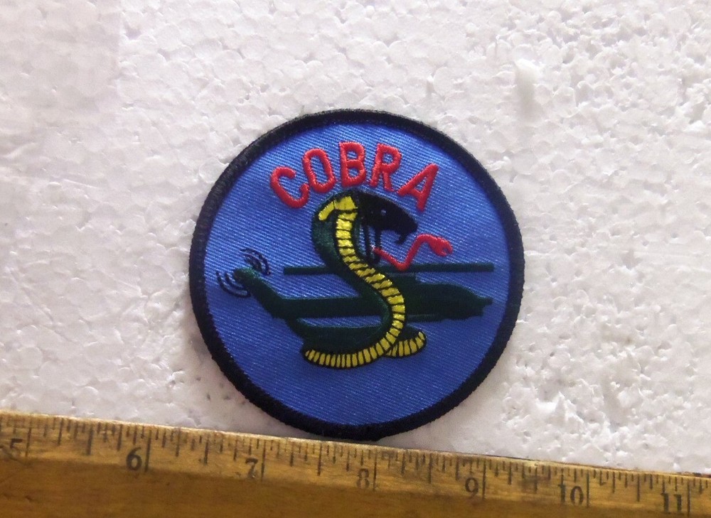 Cobra Helicopter Embroidered Patch