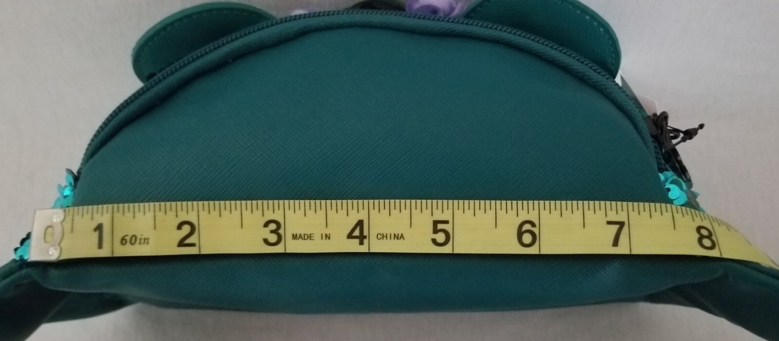 Disney Parks Loungefly Haunted Mansion Madame Leota Fanny Pack Teal Blue Sequin