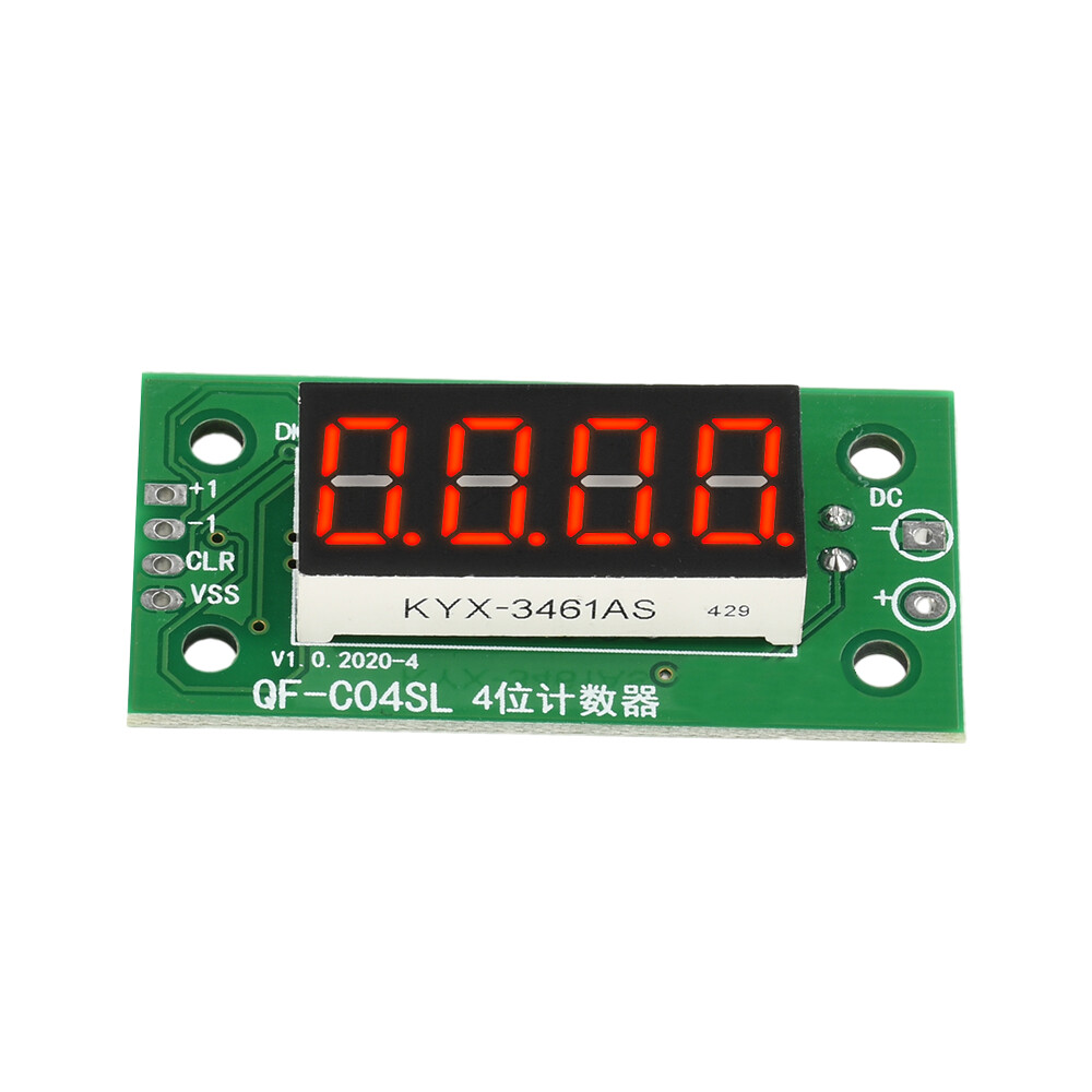 DC4-40V 0-9999 Electronic Digital Counter Module With Power Cut Memory Function