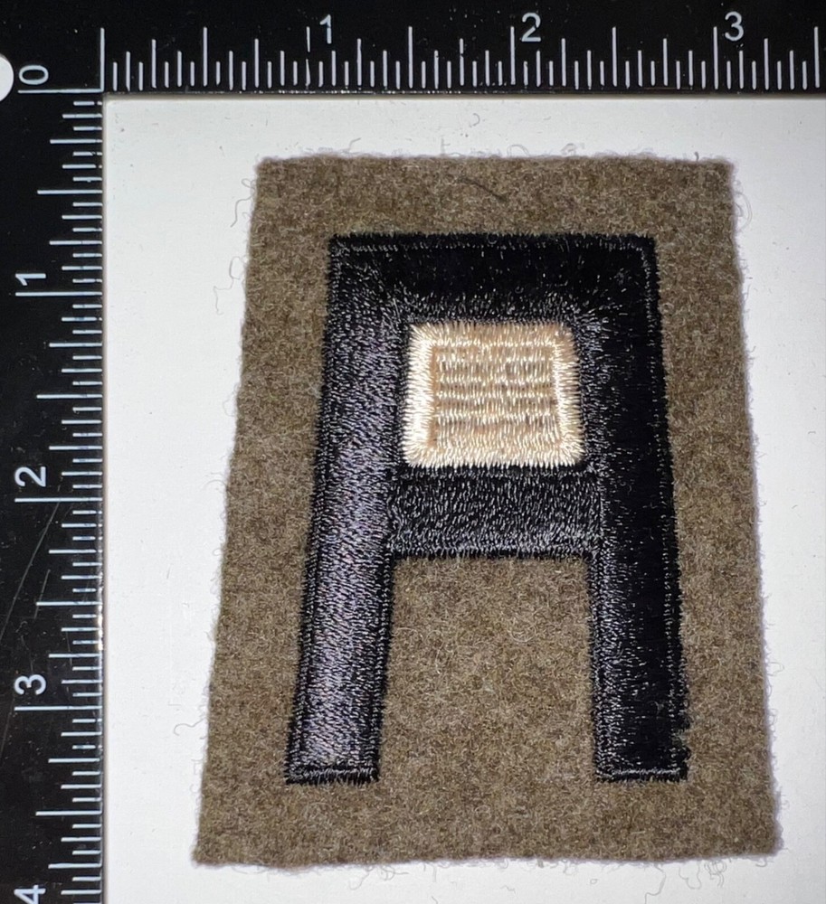 Interwar Pre Early WWII US 1st Army QUARTERMASTER Insert Wool Patch