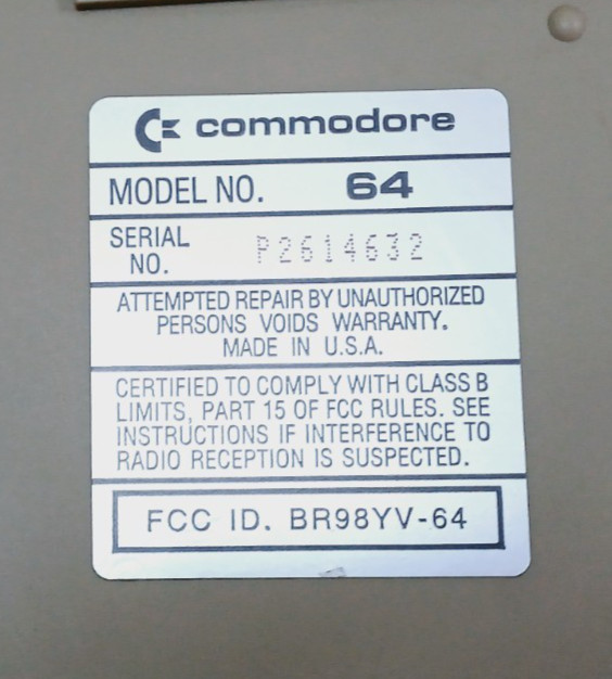 Vintage Commodore 64 Computer - For Parts Only