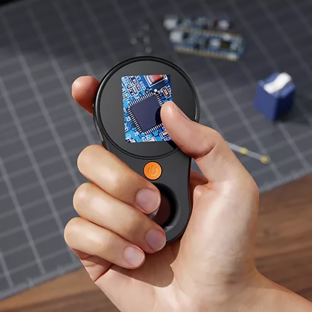 Handheld Digital Microscope 2MP, Macro Digital Microscope w/8 LED Lights 500X