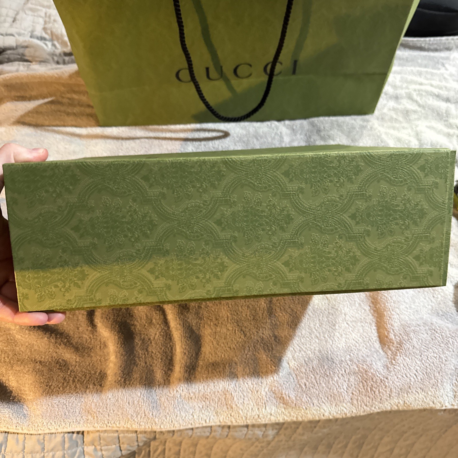 Authentic Gucci Large Magnetic Gift Box14.25 x 11 x 4.7/8” See Photos and BAG