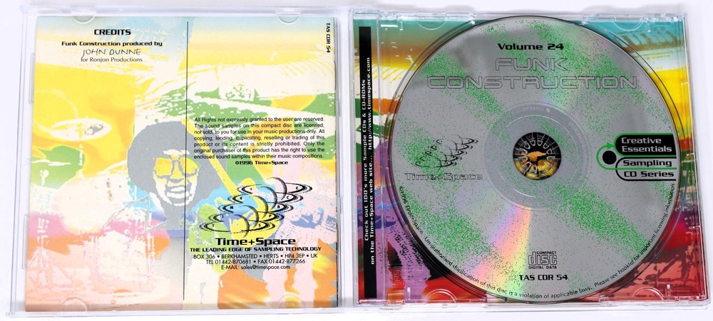 Zero-G Creative Essentials 24 Funk Construction Sample/Sound Library/Sampling CD