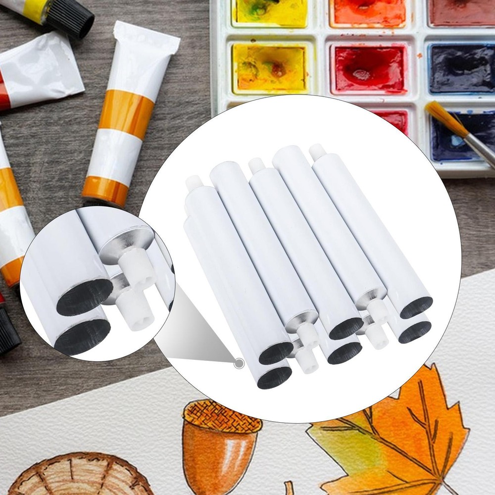 10Pcs Empty Paint Tubes Empty Toothpaste Tubes for Gouaches Oils Toothpaste