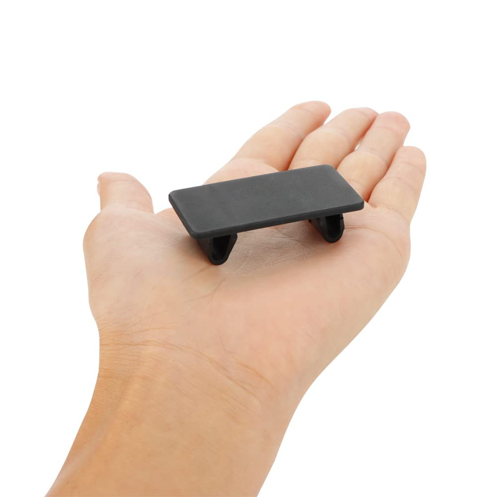 8 Pcs Rocker Switch Panel Cover ABS Rectangular Rocker Switch Blank Snap-in Hole