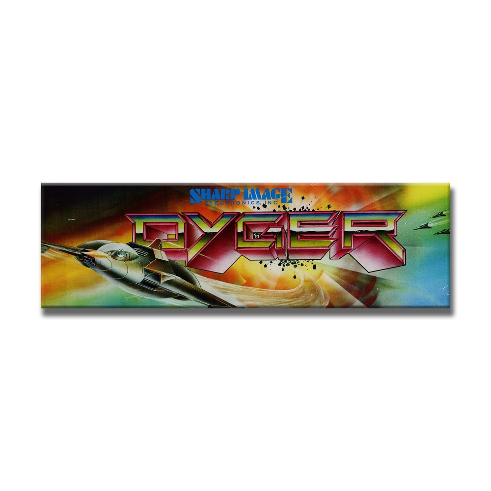 Dyger Premium Arcade Marquee Insert Reproduction Header Backlit Sign