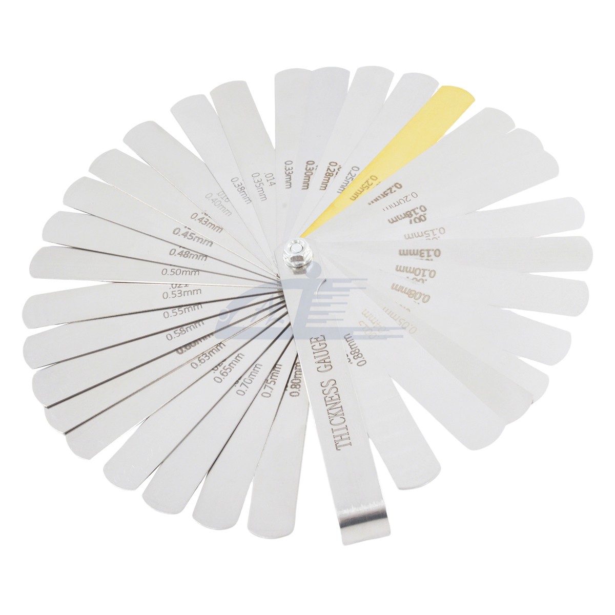 Universal Spark Plug Gap Tool 32 Blades Metric Feeler Gauge Gap Filler Measuring