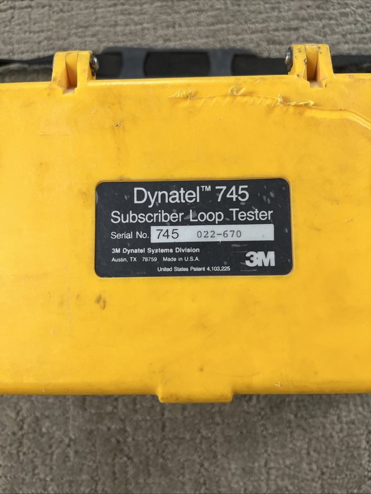 3M Dynatel 745 Compact Telephone Subscriber Loop Tester