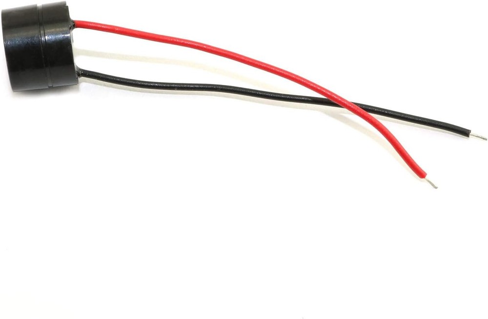5pcs DC 12V Wired Active Electronic Buzzer Electromagnetic Type 12095 Black