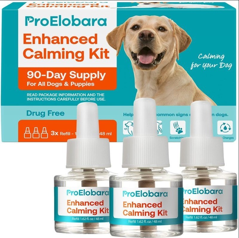 Dog Calming Pheromone Diffuser Refills 3 Pack Anxiety Stress Relief