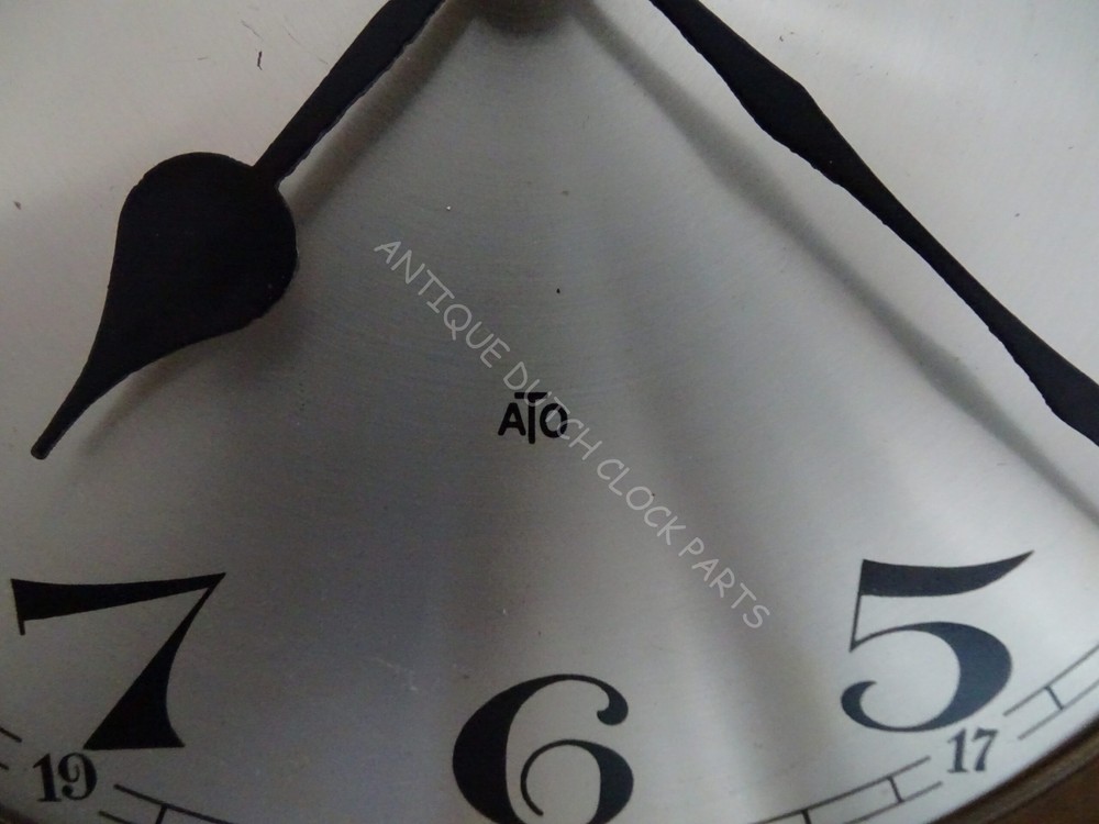 ATO ART DECO HEAVY OAK ELECTRIC WALL CLOCK