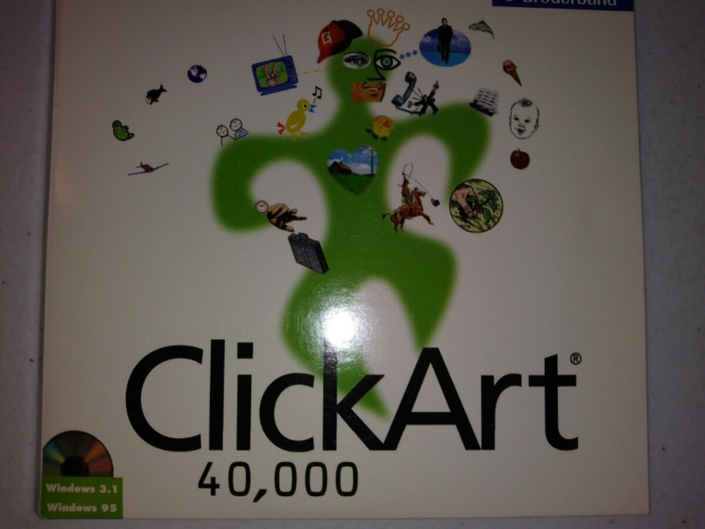 Click Art 40,000 Starter Image Pak w/Users Guide, Visual Catalog, 3 CDs