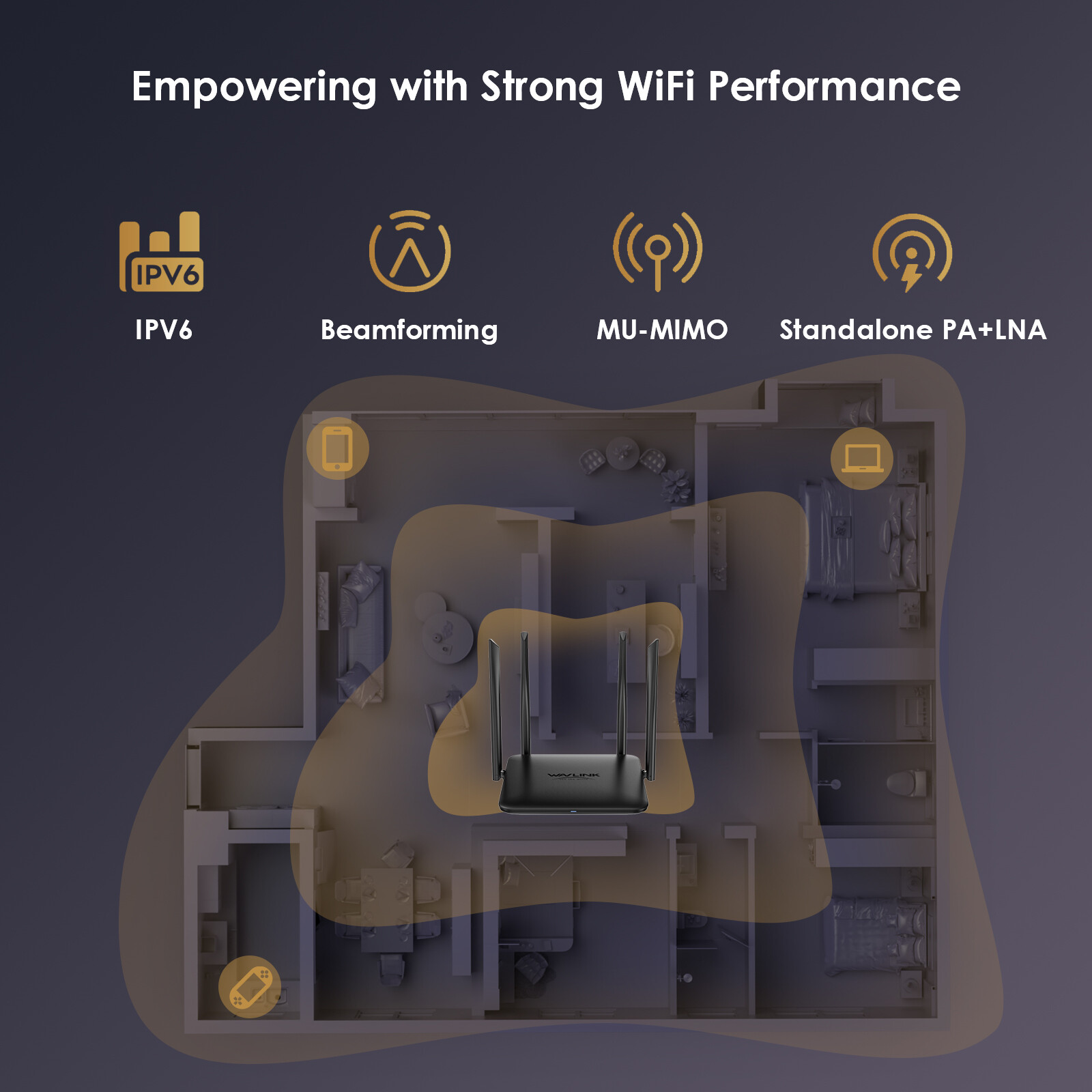 BE3600 Wi-Fi 7 Router Dual Band Wi-Fi 6 AX3000 Mesh Router AC1200 1000Mbps LAN