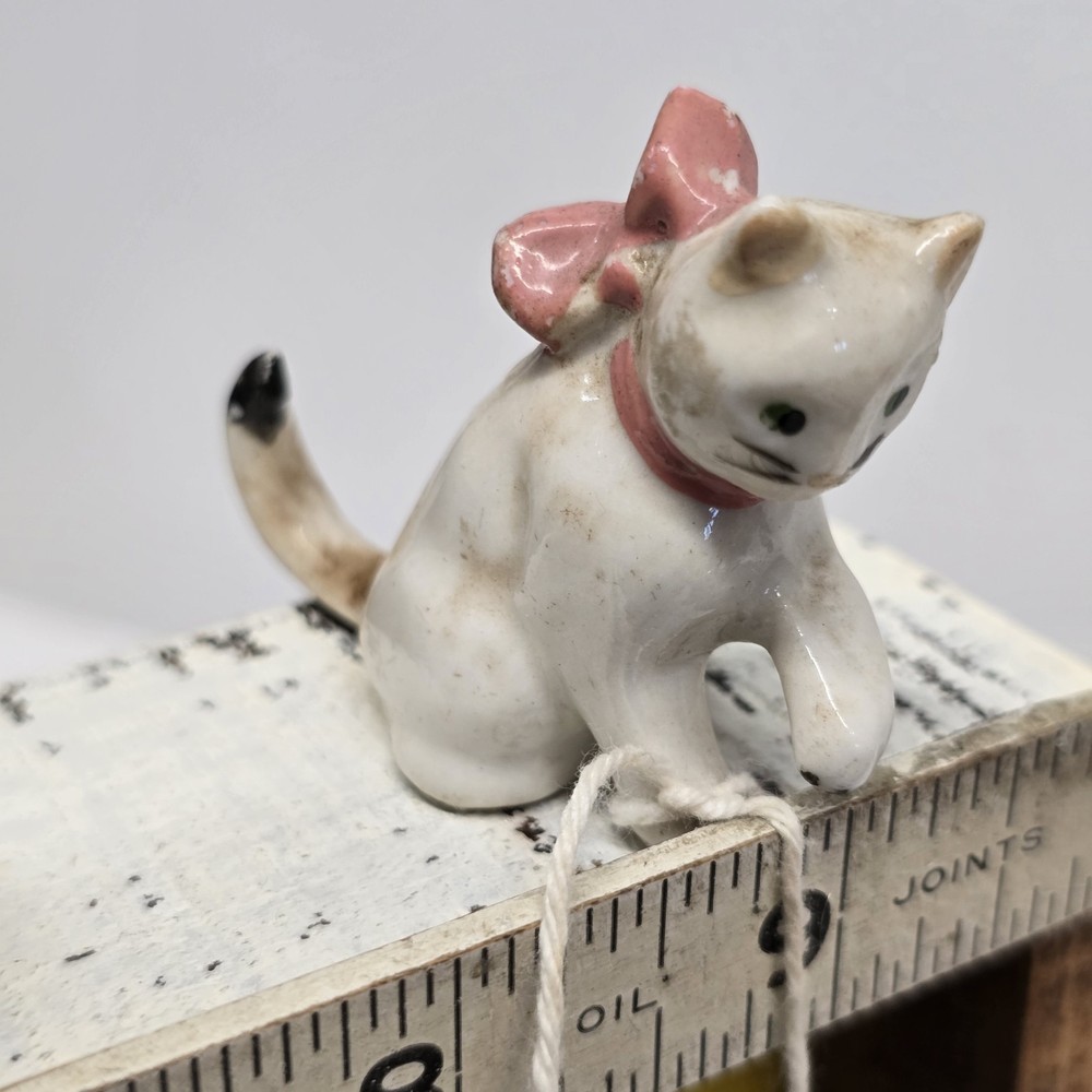 Upcycled Kitty Cat Assemblage Art Shadowbox