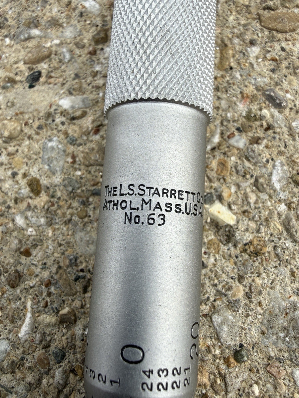 Starrett 63P 0-2" Micrometer Head .001” Graduation USA Made