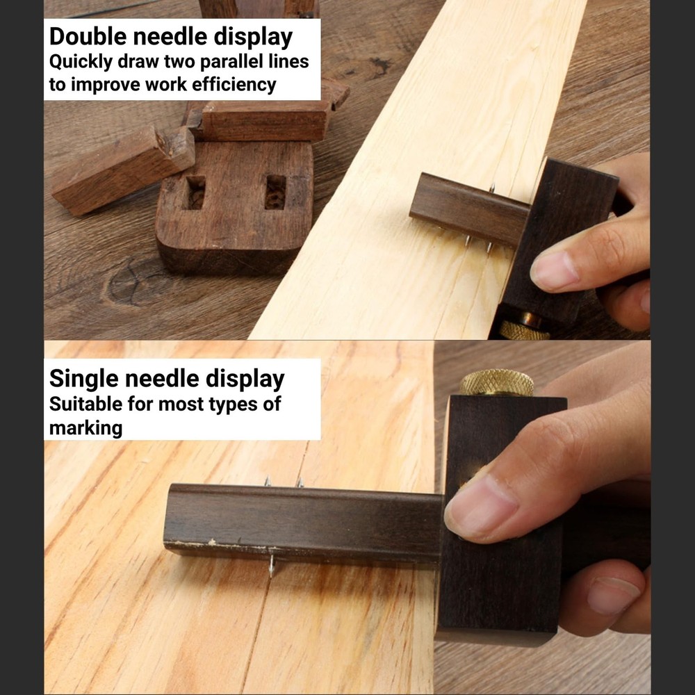 Woodworking Marking Ebony Mortise 8 Inch Carpenter Scraper Scriber