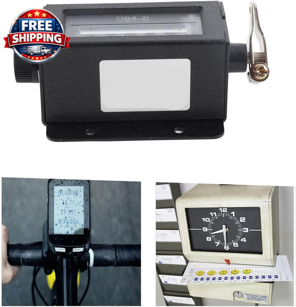 Resettable 6-Digit Digital Tally Counter - Mechanical Pulli Design