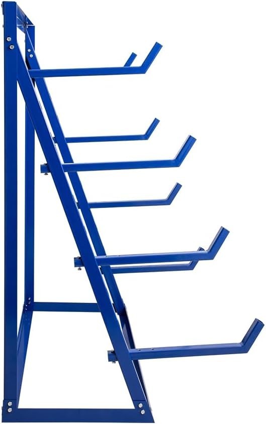 Heavy Duty Steel Horizontal Storage Rack with 4-Level Lumber/Pipe Organizer