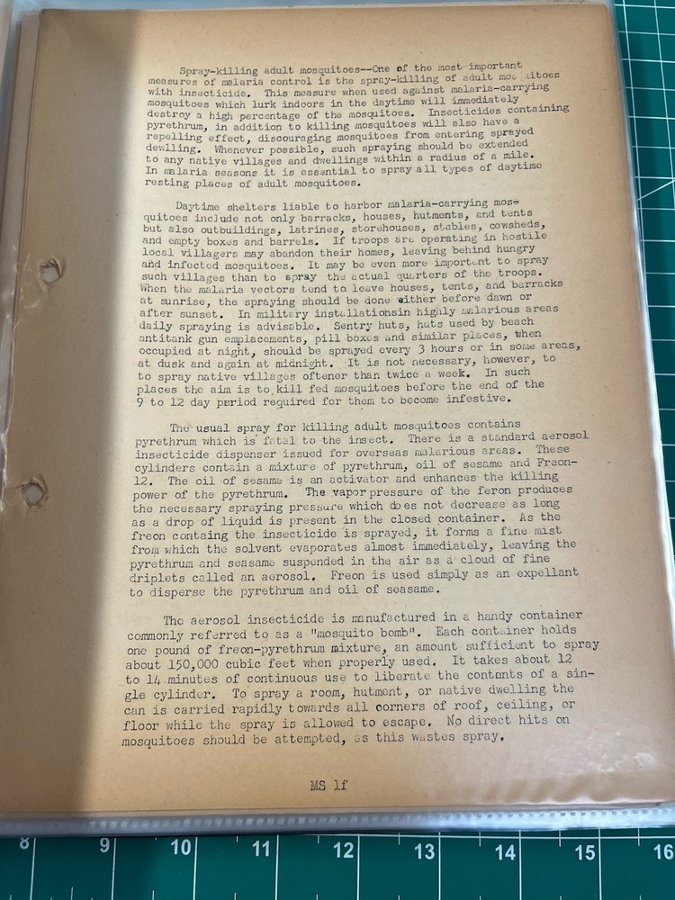 WWII US Army Basic Military Training Program Binder 1944