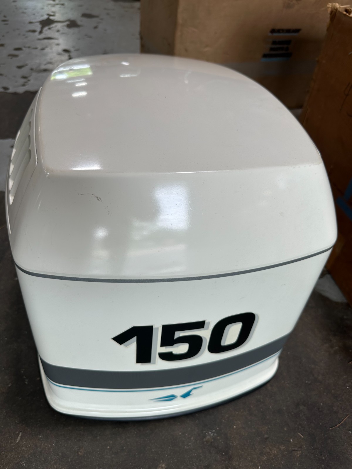 New OEM Johnson 150 Hp V6 2-Stroke Ocean Runner Gl Models Outboard Top Cowling