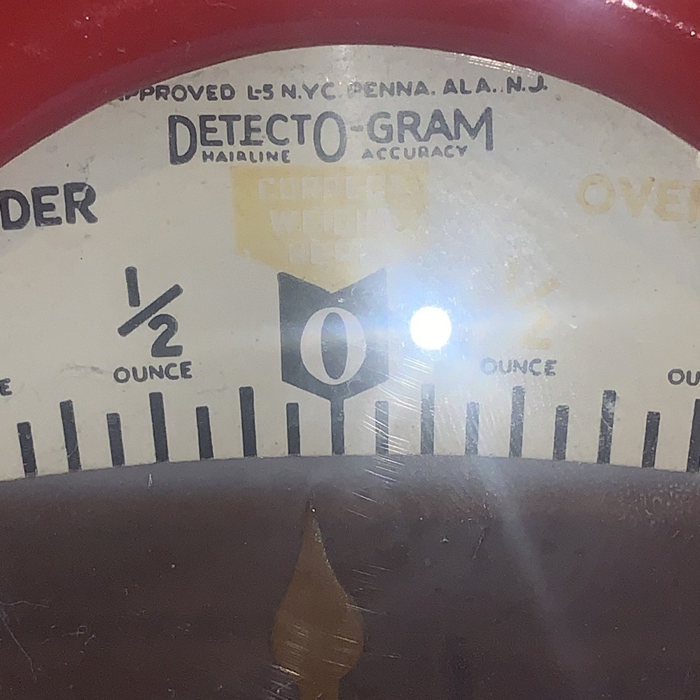 Restored 1900s Detect-O-Gram Over Under Candy Scale
